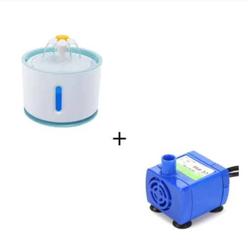 Fuente de Agua Automática para Gatos con Luz LED