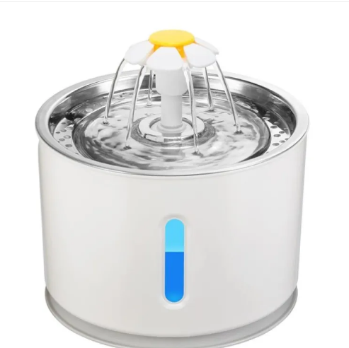 Fuente de Agua Automática para Gatos con Luz LED