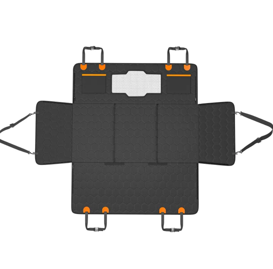 Cubierta Impermeable para Asiento Trasero de Mascotas 54x25.6in