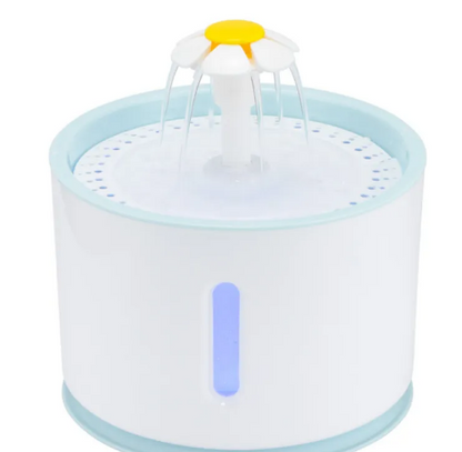 Fuente de Agua Automática para Gatos con Luz LED