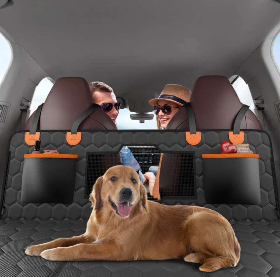 Cubierta Impermeable para Asiento Trasero de Mascotas 54x25.6in